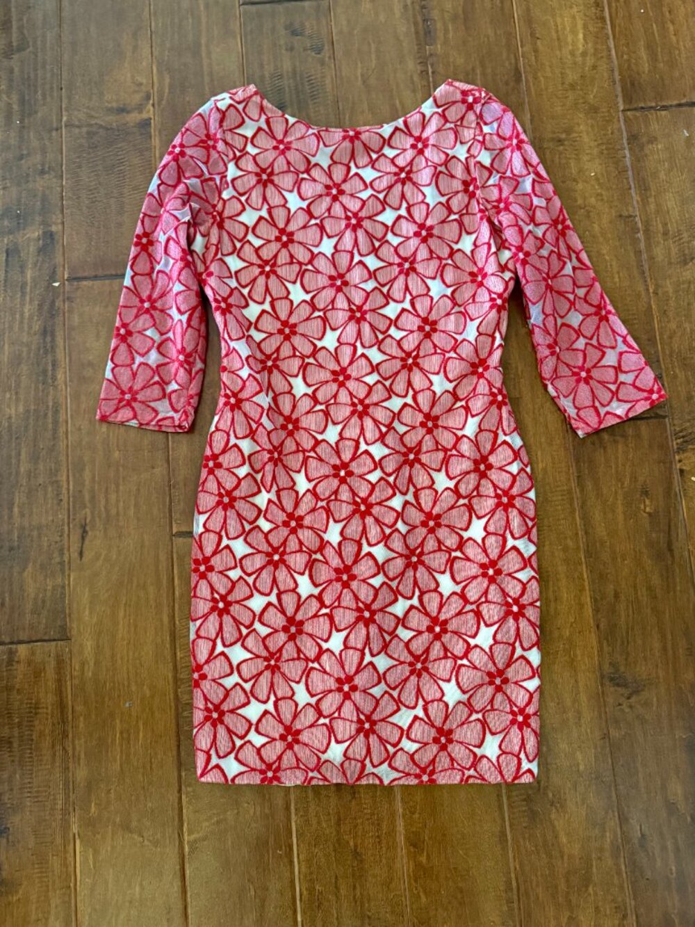 Diane von Furstenberg (DVF) Sarita Tulle Floral Silk Bled Mini Dress - Picture 2 of 5